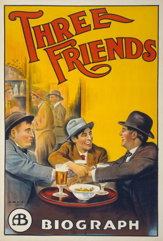 Three Friends Vintage Movie Poster