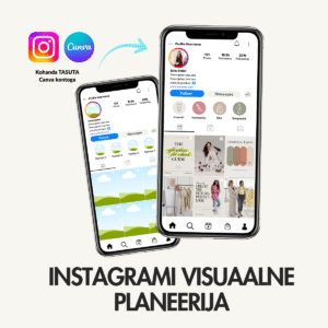 Instagrami visuaalne planeerimine tasuta Canvas